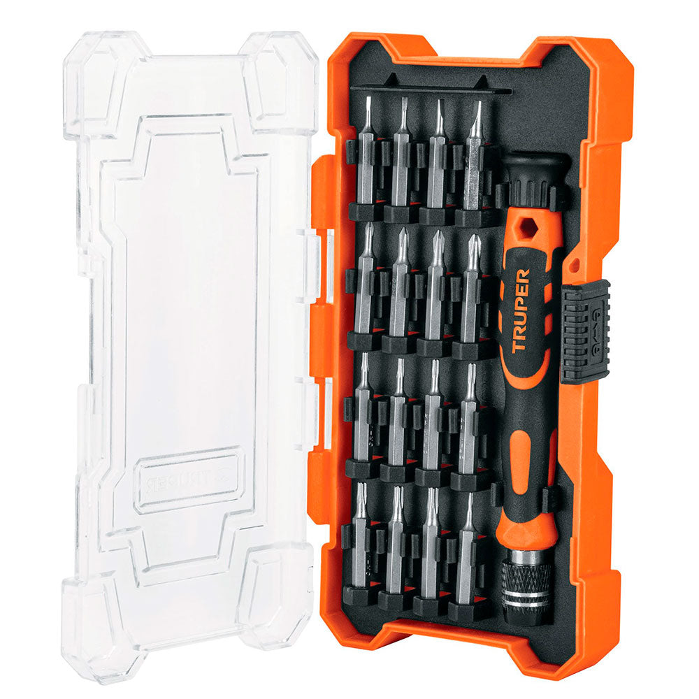 Desarmador de Precisión Truper 16 Puntas Intercambiables