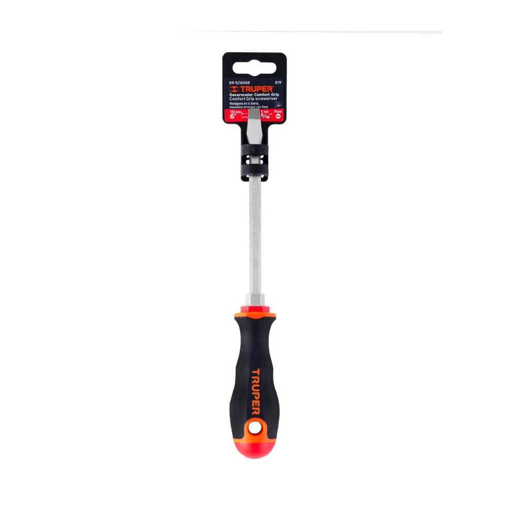 Desarmador Plano Truper   5/16" x 6"