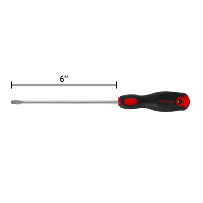 Desarmador Pretul Plano 3/16 x 6" Mango Comfort Grip