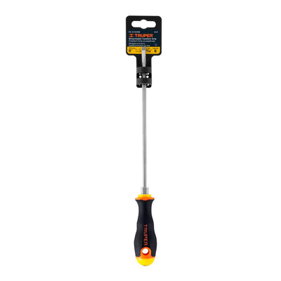 Desarmador Truper Cabinet 3/16" x 8" Mango Comfort Grip