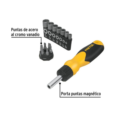 Destornillador Pretul Con 6 Puntas