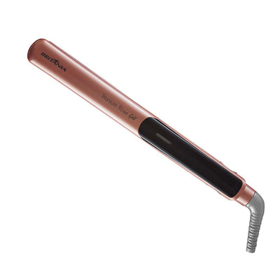 Plancha para Cabello Britania Titanium Rose Gold