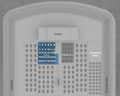 LOUNGE: Sector PALCO x10 - Entradas para Christian Nodal