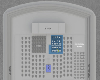 Sector PRIMERA FILA x2 - Entradas para Christian Nodal