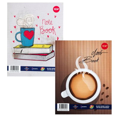 Block Bond Rayado T/Carta Top (80 hojas)