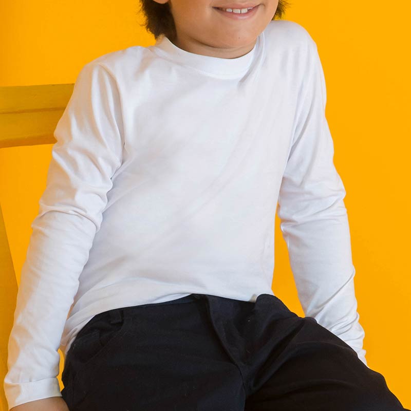Camiseta Manga Larga Para Niños - Niñas