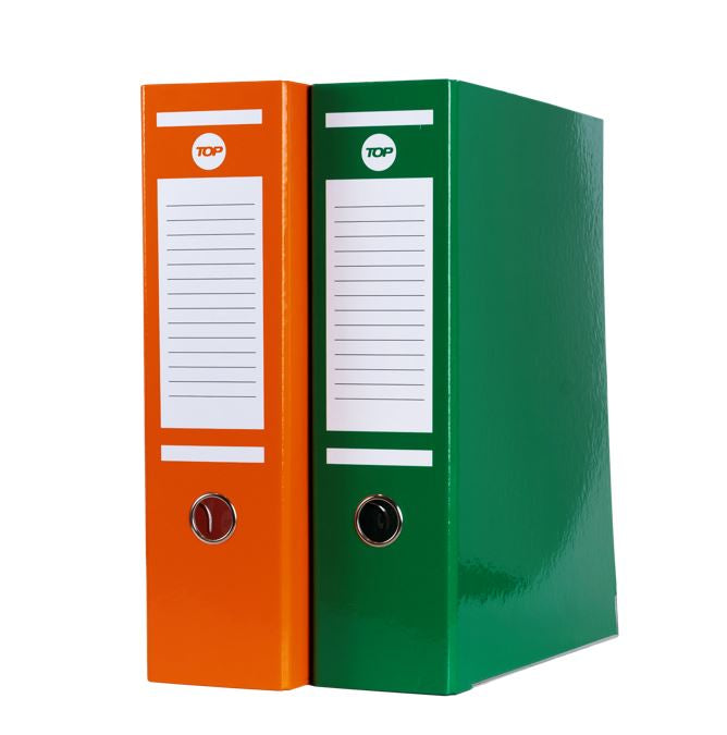 Archivador de Palanca Oficio Verde o Naranja Top