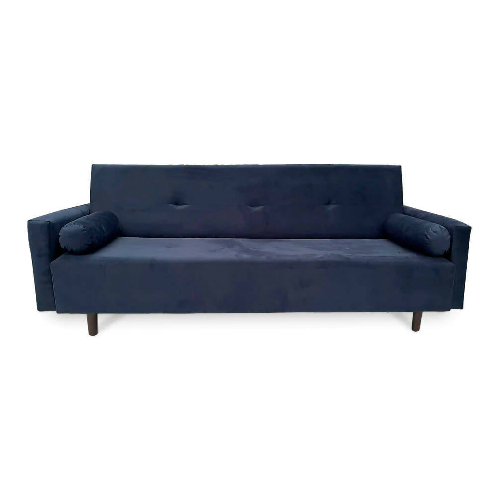 Sofá Cama Impulse Con Brazos Azul Taurus