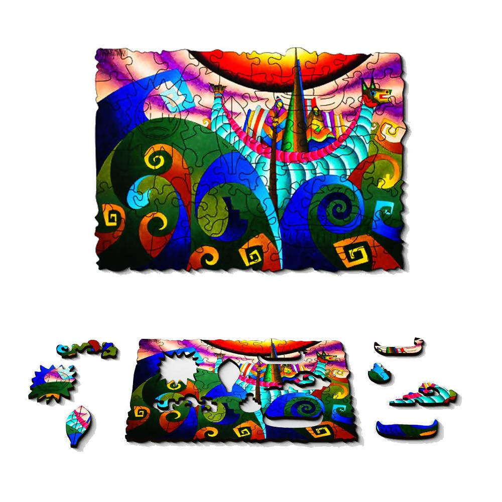 Rompecabezas Ayni Puzzles - Lago Sagrado