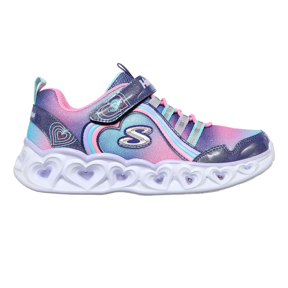 Zapatilla Deportiva para Niñas Skechers - Heart Lights Rainbow Lux