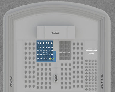 LOUNGE: Sector PALCO x10 - Entradas para Christian Nodal