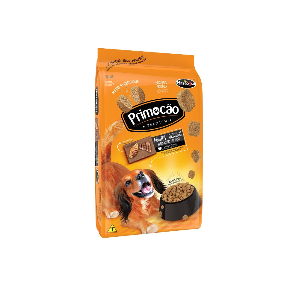 Balanceado Primocao Premium Original Adultos Razas Medianas Y Grandes - Carne Y Pollo 1kg