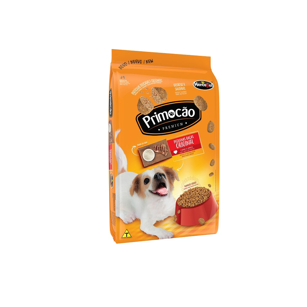 Balanceado Primocao Premium Original Adultos Razas Pequeñas - Carne Y Arroz 3kg