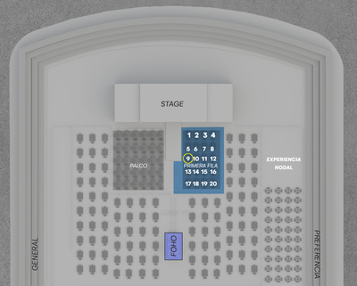 Sector PRIMERA FILA x2 - Entradas para Christian Nodal