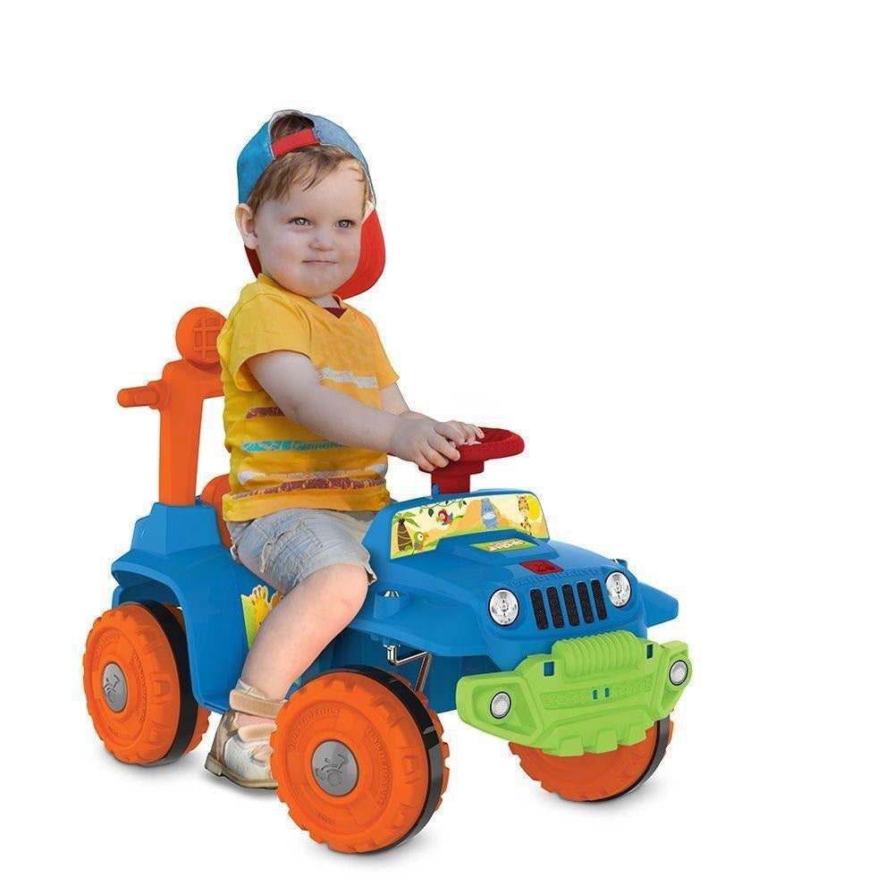 Baby Jeep Paseo y Andador Azul