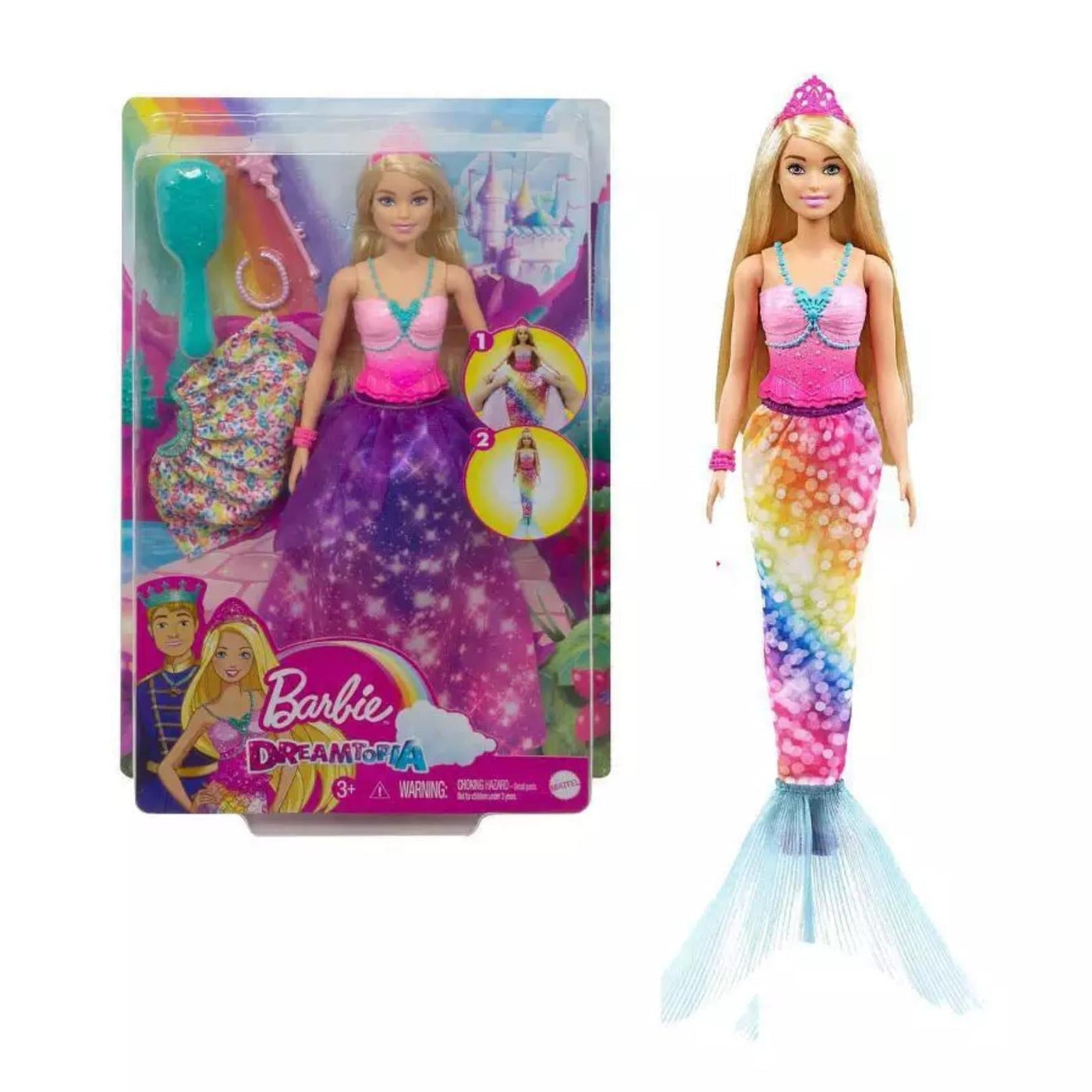 Barbie Princesa a Sirena 2en 1 Dreamtopia