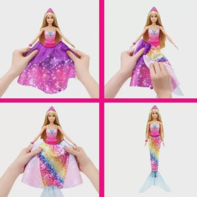 Barbie Princesa a Sirena 2en 1 Dreamtopia