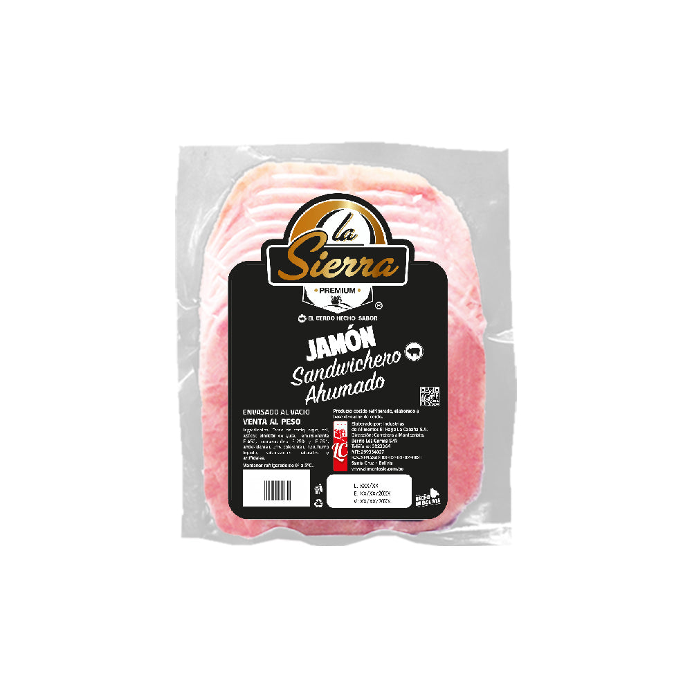 Jamon Sandwichero La Sierra Feteado, A/V. 200 g
