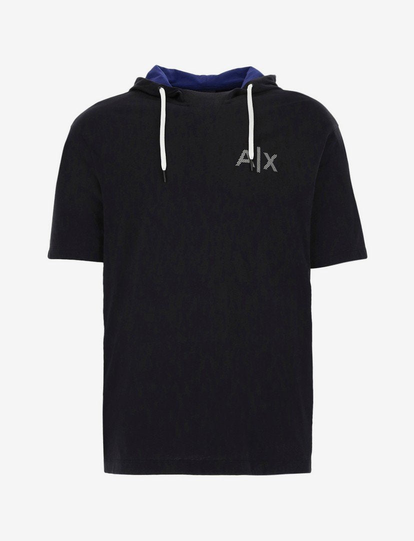 Sudadera con Capucha y Logo de Raya Metalizadas Para Varón