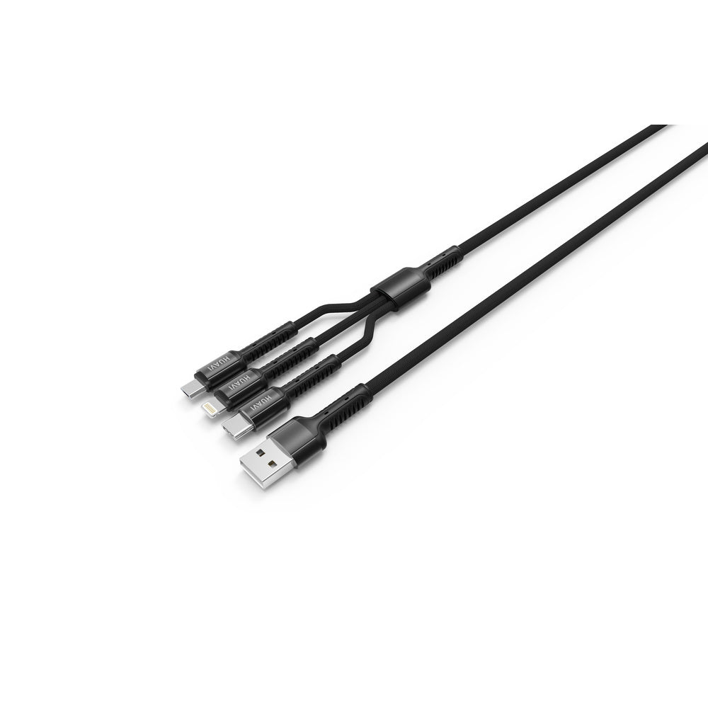 Cable de Datos Huavi H-15 3In1 Tres Entradas