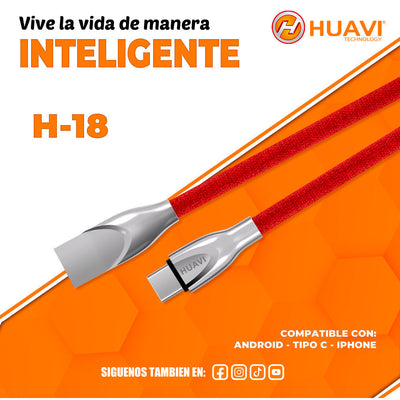Cable de Datos Huavi H-18 Tc Tipo C