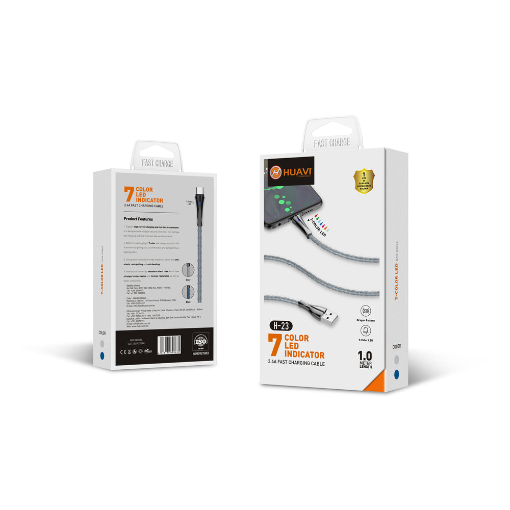 Cable de Datos Huavi H-23 Tc Tipo C