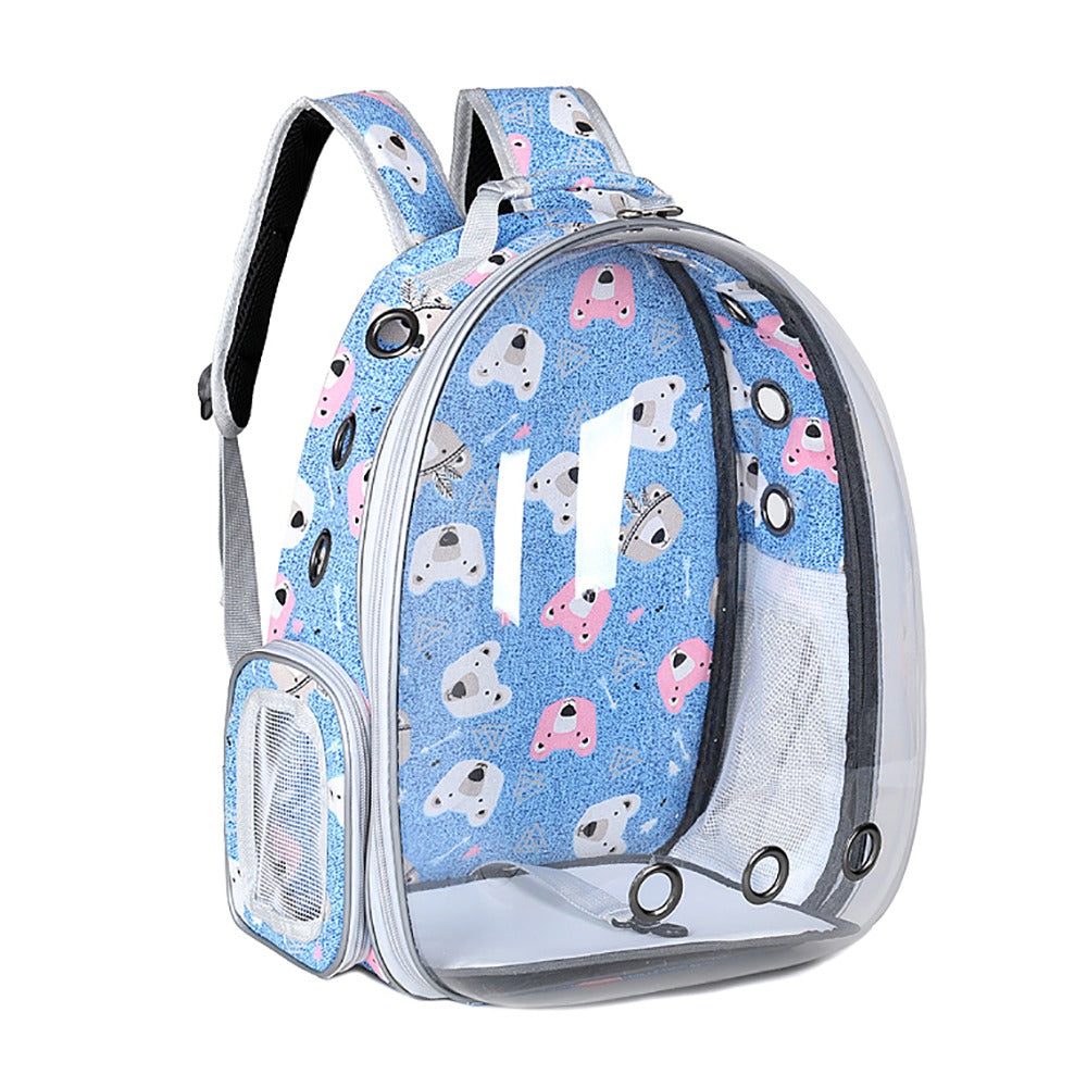 Mochila Gato Transparente (Cerrada)