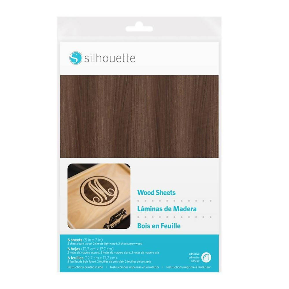 Plantillas De Madera Adhesivo, Silhouette