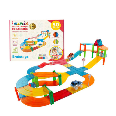 Pista de Carrera Imanix - BrainToys De 50 Piezas