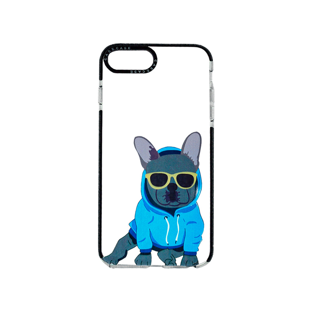 Funda Iphone 7-8 Plus Bull Dog Blue