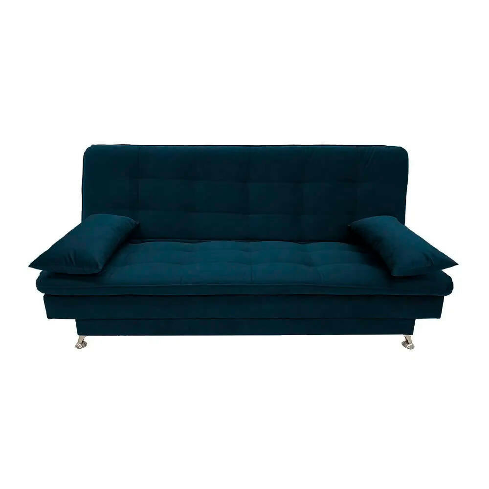 Sofá Cama Impulse Tela Azul Fama