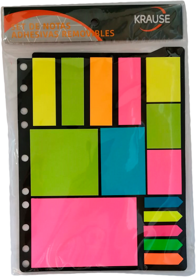 Block Combinado de Notas Adhesivas Krause