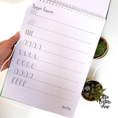 Brush Lettering - Cuaderno para principiantes