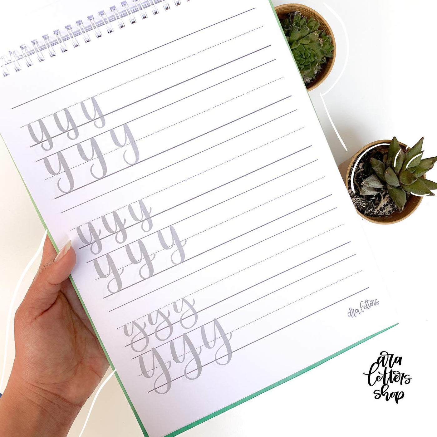 Brush Lettering - Cuaderno para principiantes