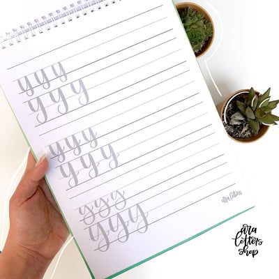 Brush Lettering - Cuaderno para principiantes