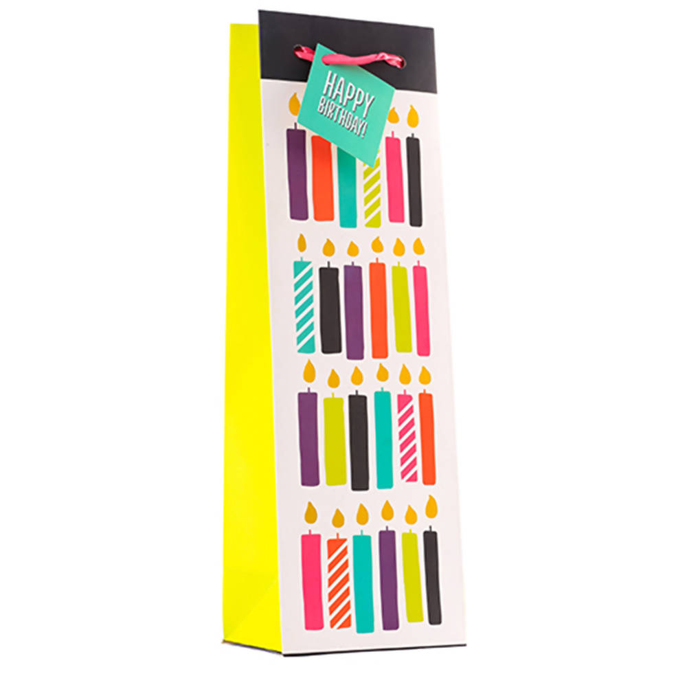 Bolsa de Vino Birthday Candle Wine Bag