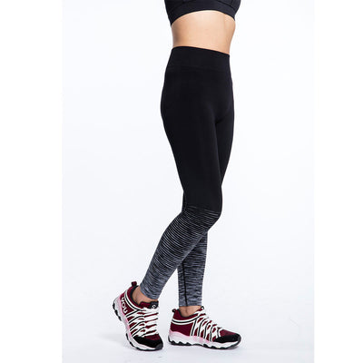 Leggins Deportivos Textil Negro con Azul