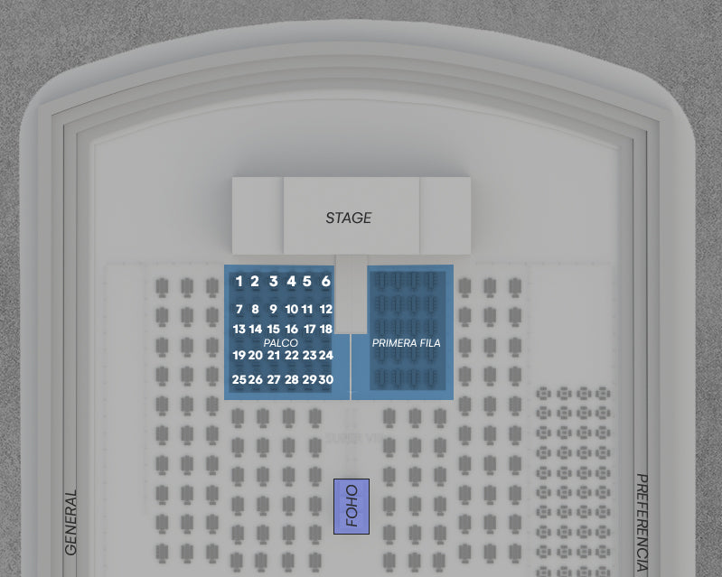 LOUNGE: Sector PALCO x10 - Entradas para Christian Nodal