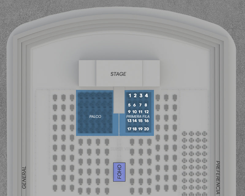 Sector PRIMERA FILA x2 - Entradas para Christian Nodal