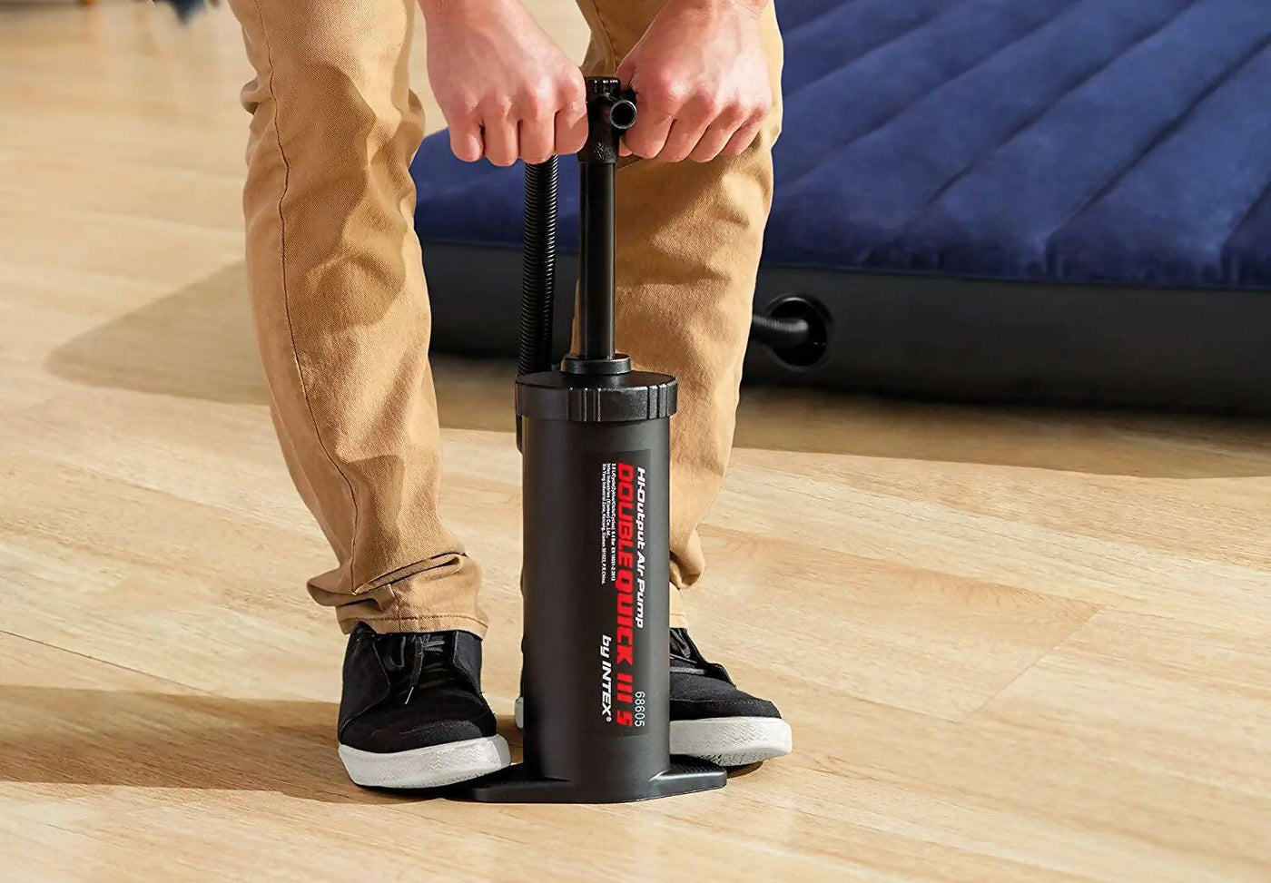 Inflador Intex Double Quick III